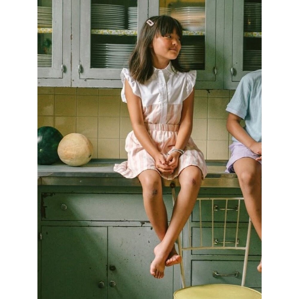 The Sunday Collective Set blouse and skirt Cotton Linen NWT